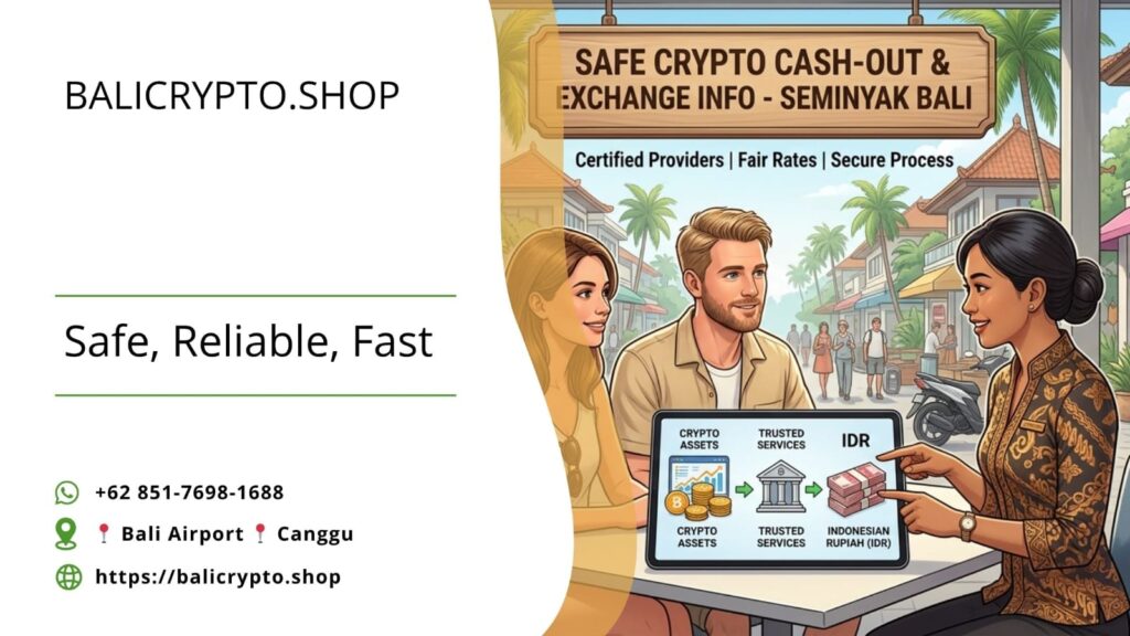 Safe Crypto Cash Out Around Seminyak Bali for Tourists Safe Crypto Cash Out Around Seminyak Bali for Tourists