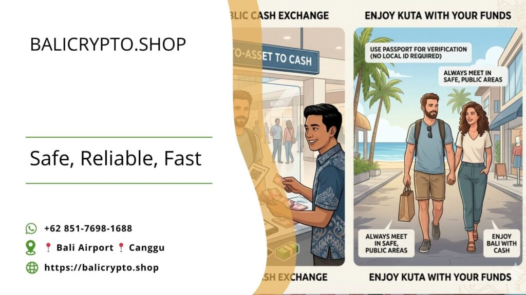 How to Withdraw Bitcoin Around Kuta Bali Without Local ID