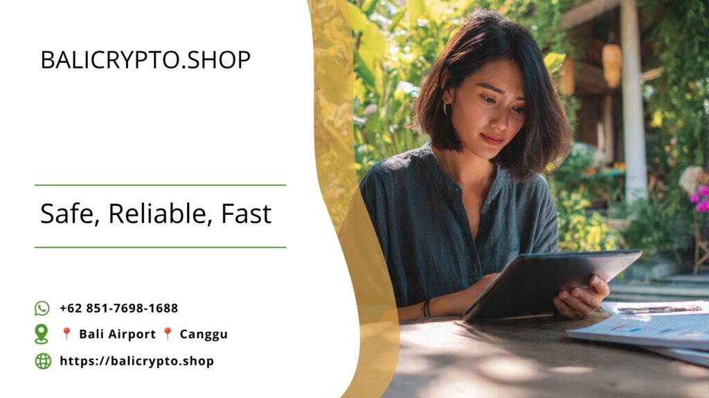 Convert USDT to Cash near Raya Kuta for Bali Trips