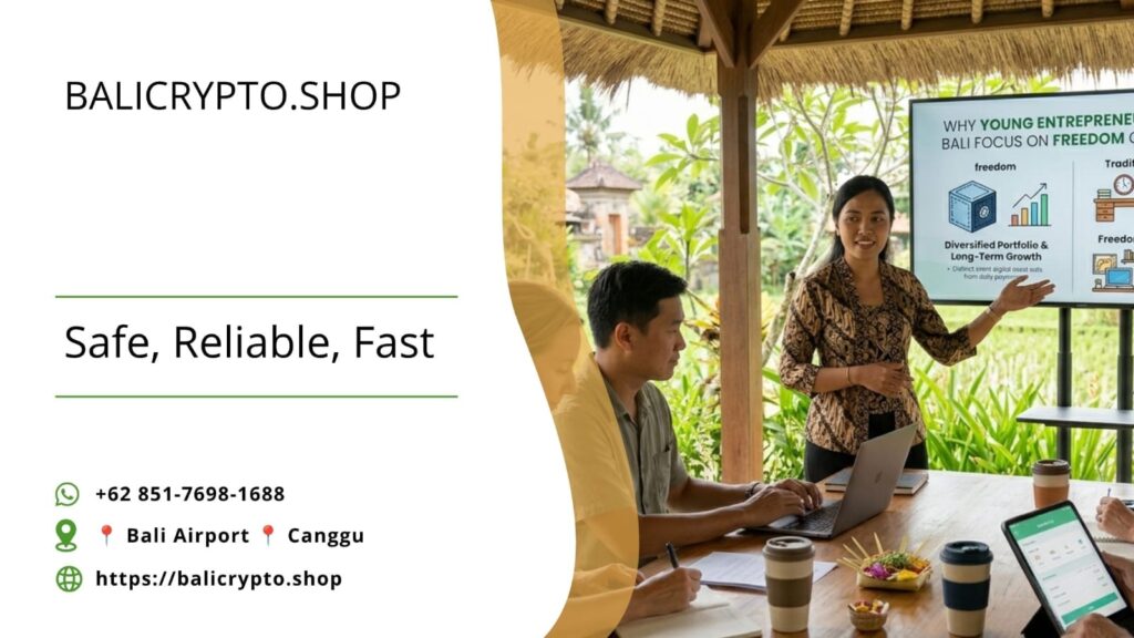 Why Young Entrepreneurs Around Bali Focus on Freedom Over Salary