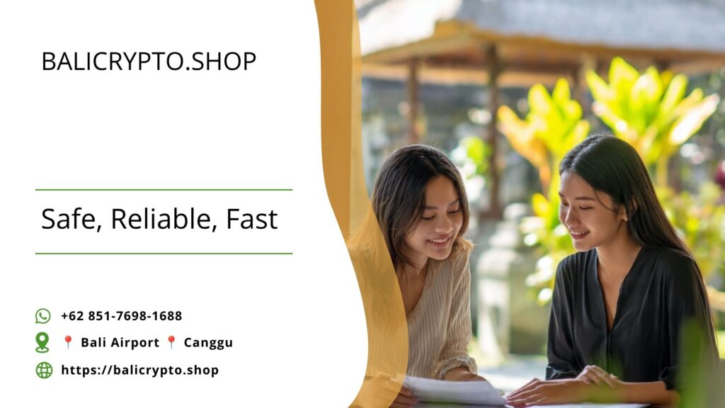 Cash out USDT near Kerta Tourism Village in Bali
